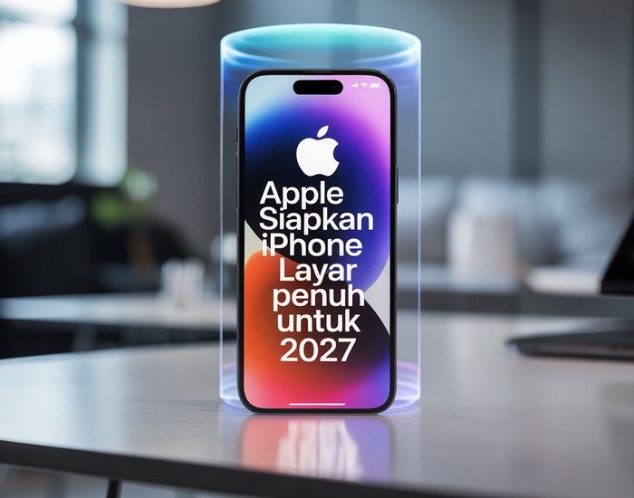 Apple Siapkan iPhone Layar Penuh untuk 2027: Era Baru Tanpa Notch